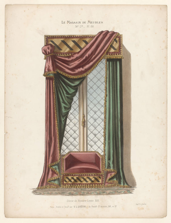 Décor de Fenêtre Louis XIII 1832   1904