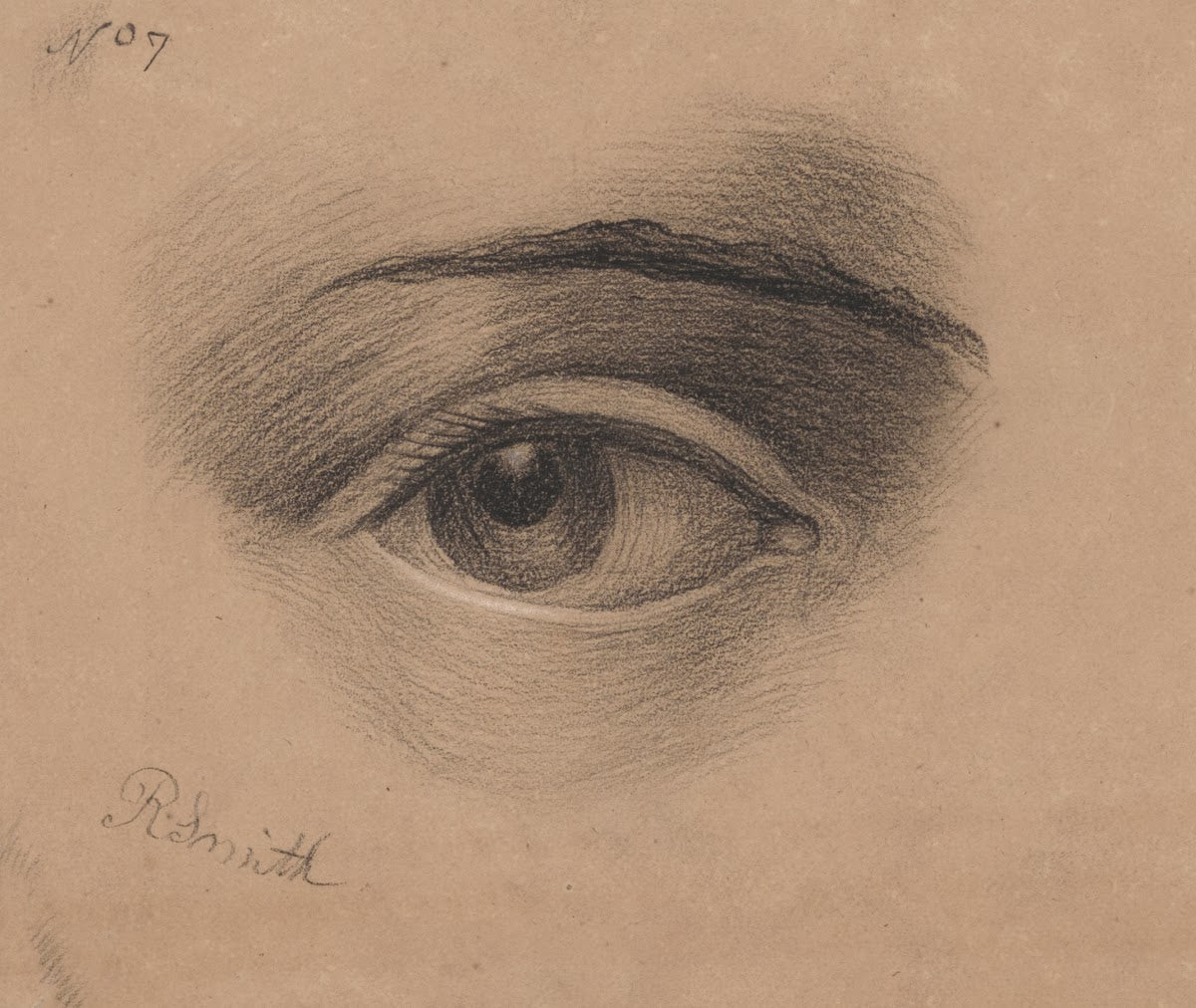 Eye study no 7 1840