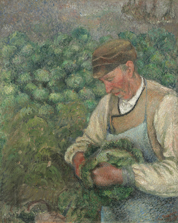 The Gardener  Old Peasant with Cabbage 1883 1895