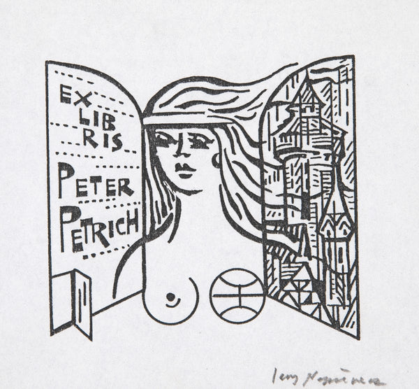 Ekslibris Peter Petrich 1992