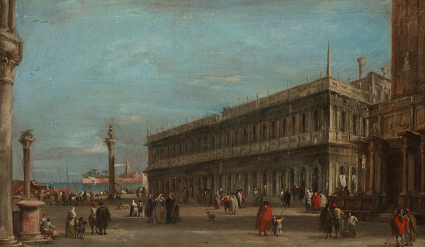 Venice a view of the Piazzetta toward the Libreria with the eastern tip of the G