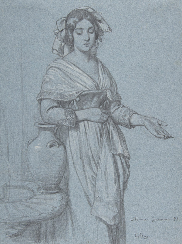 Study of a Roman Woman 1841