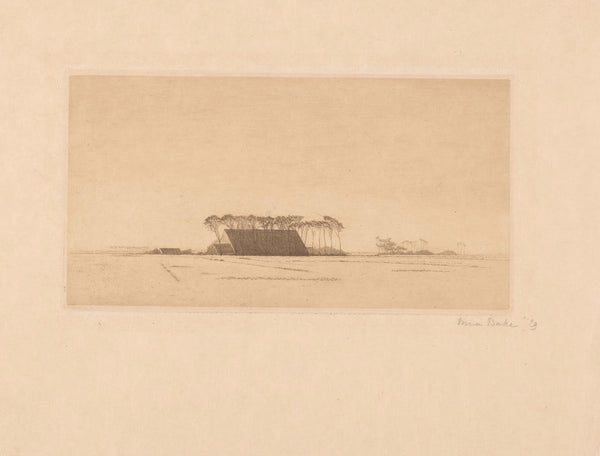 Landschap met boerderijen 1929