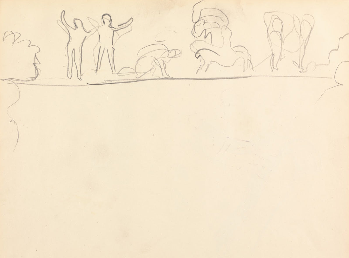 Cave of the Golden Calf Figure Studies 1912