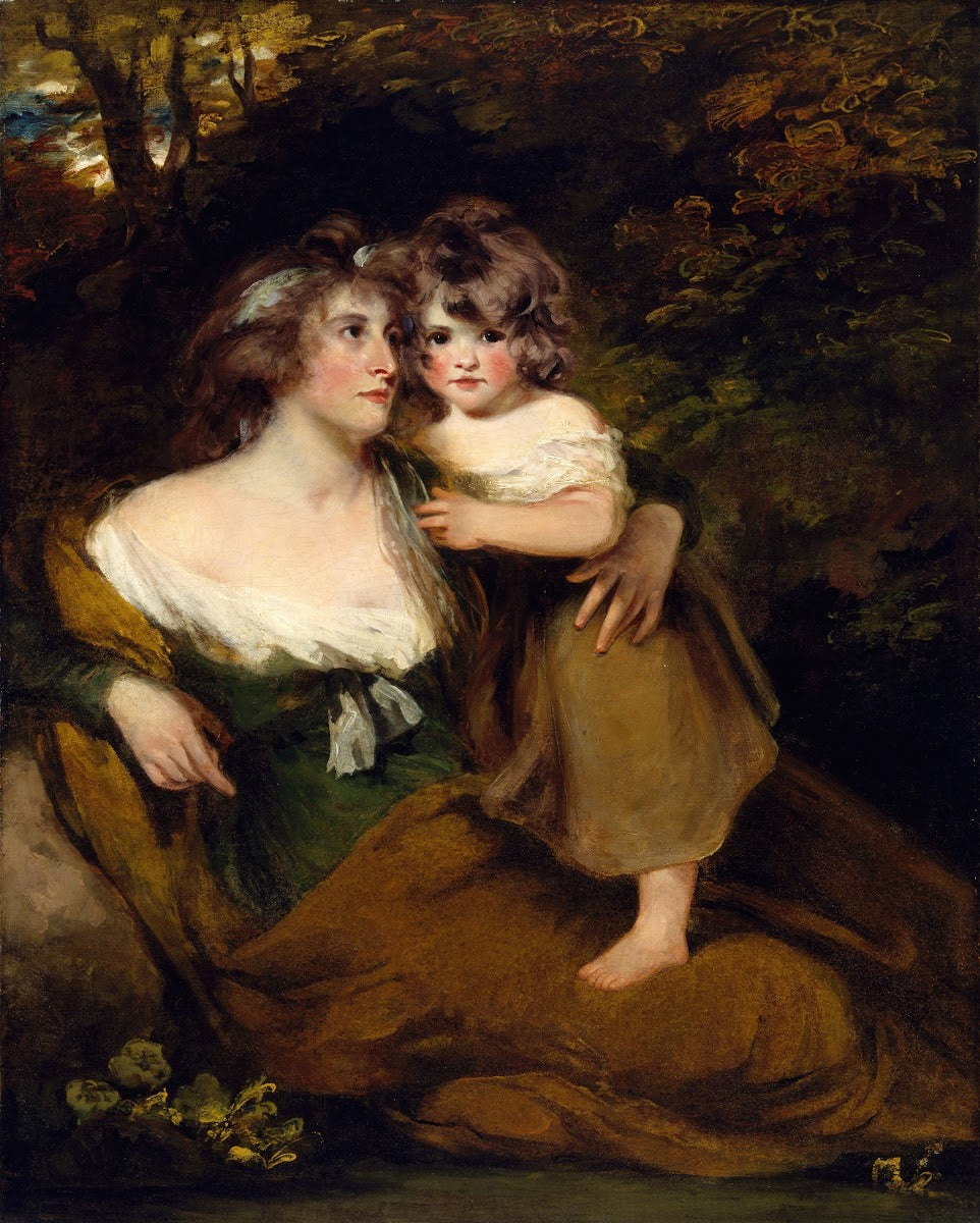The Countess of Darnley and her Daughter Lady Elizabeth Bligh circa 1795