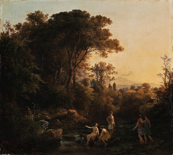 Landscape With Nymphs Bathing 1834