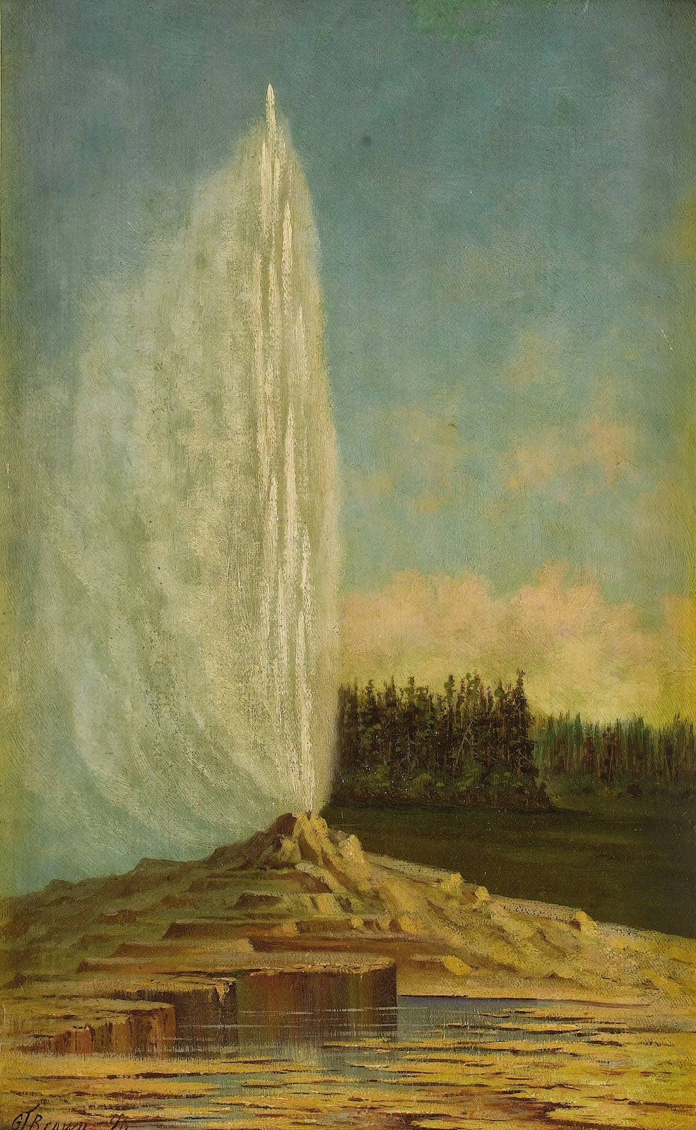 Yellowstone Geyser 1890