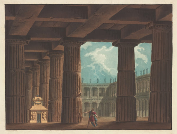 Atrio contiguo alla reggia di Ceruone 1812