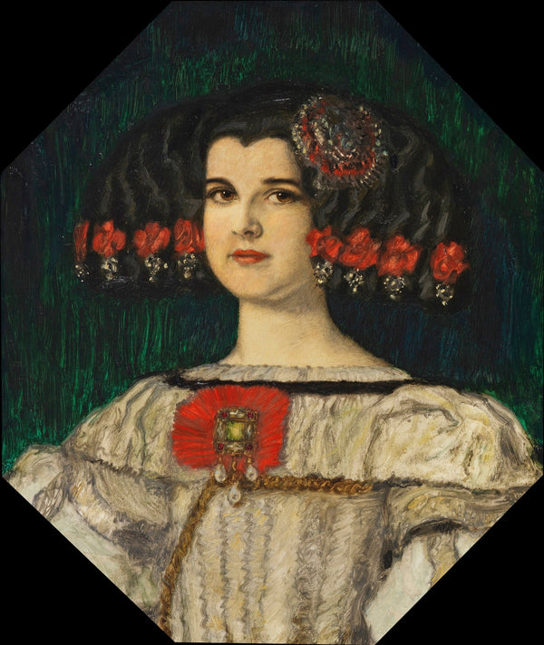 Meine Tochter Mary im Velázquez Kostüm 1912