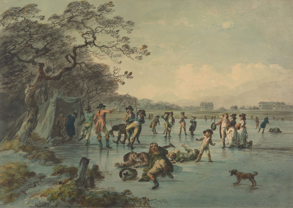 Skating in Hyde Park ca 1785