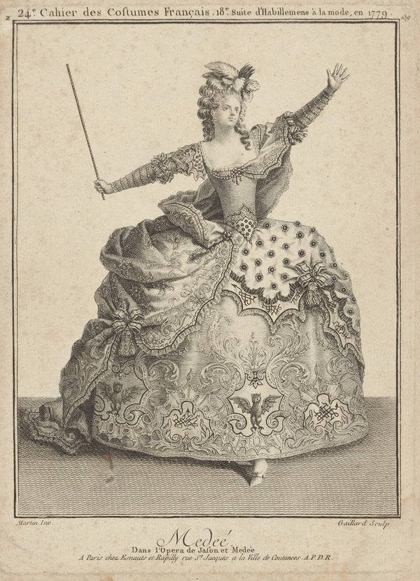 Medée dans lopéra de Jason et Medée 1779