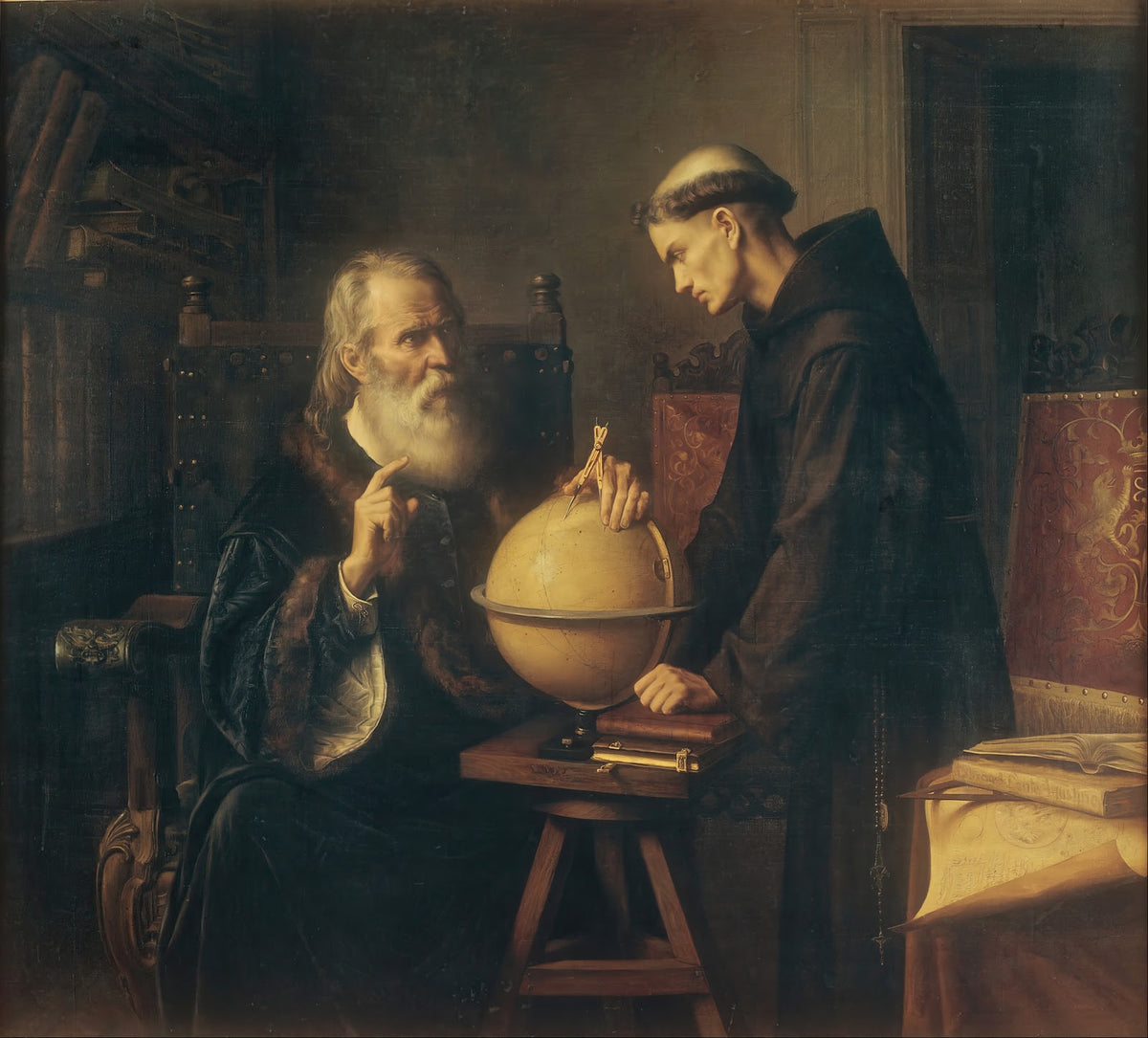 Galileo Demonstrating the New Astronomical Theories at the University of Padua 1