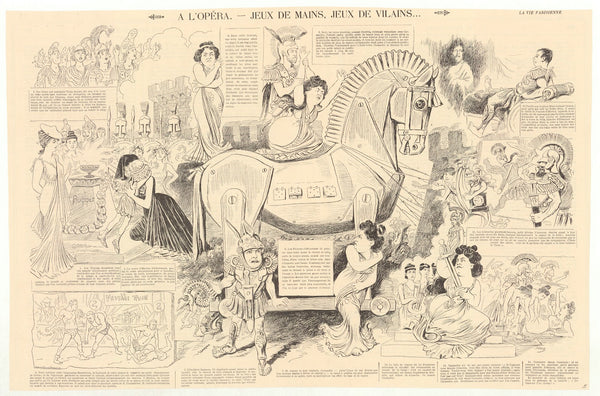 A lOpéra jeux de mains jeux de vilains 1899