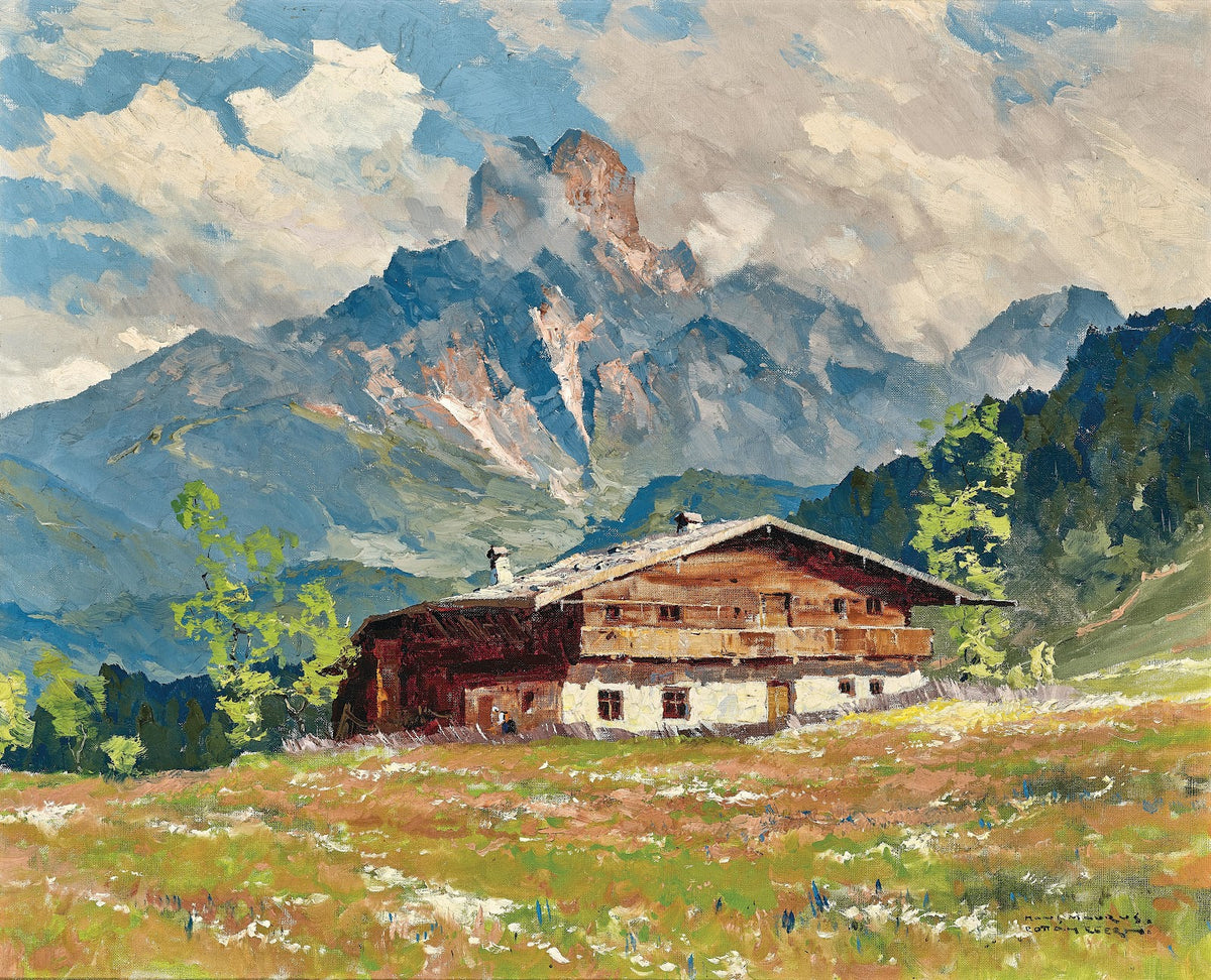 Blick auf die Bischofsmütze von Filzmoos