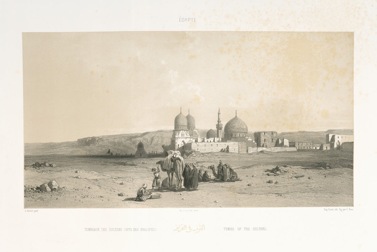 Tombeaux des Sultans Dits des Khalifes Tumbs of the Sultans 1851