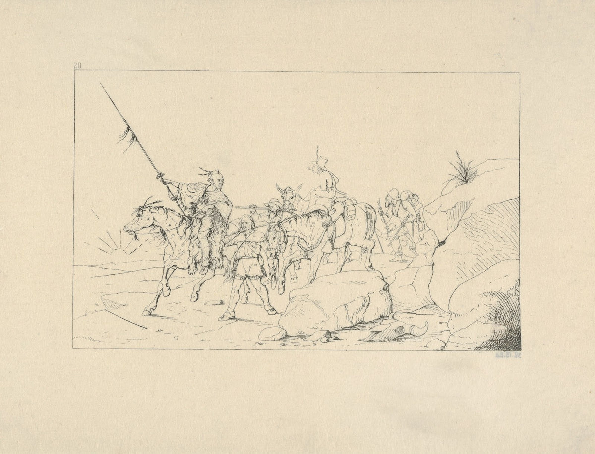 Albert S Johnston Crossing the Desert to Join the Southern Army 18611863