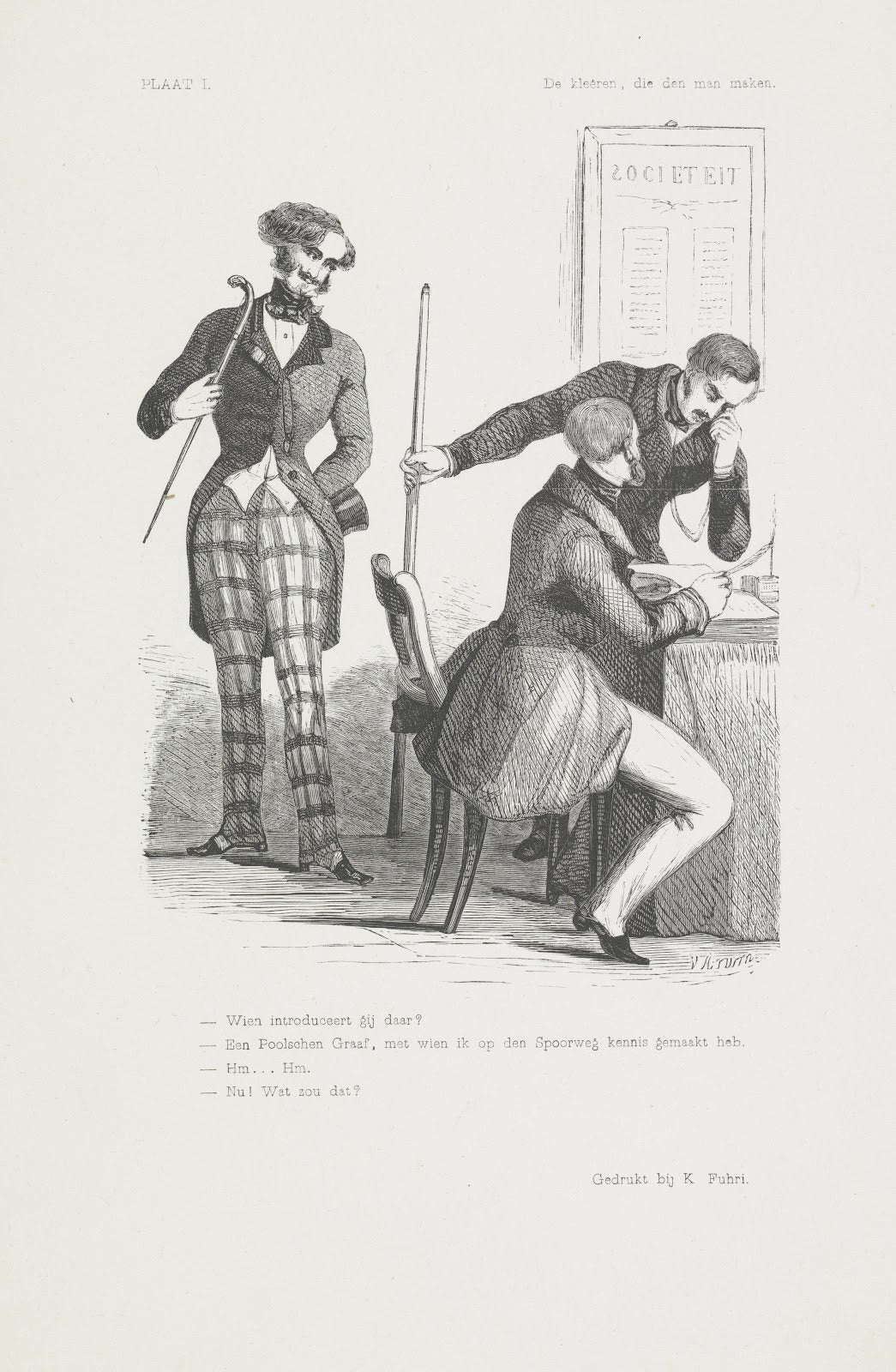 De kleeren die den man maken I 1847