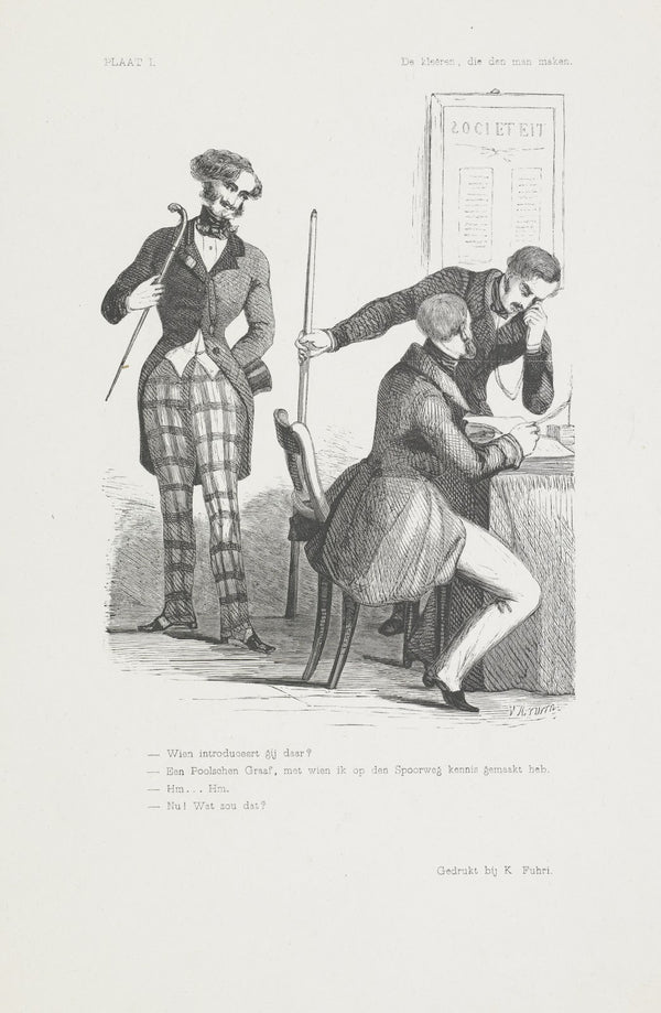 De kleeren die den man maken I 1847