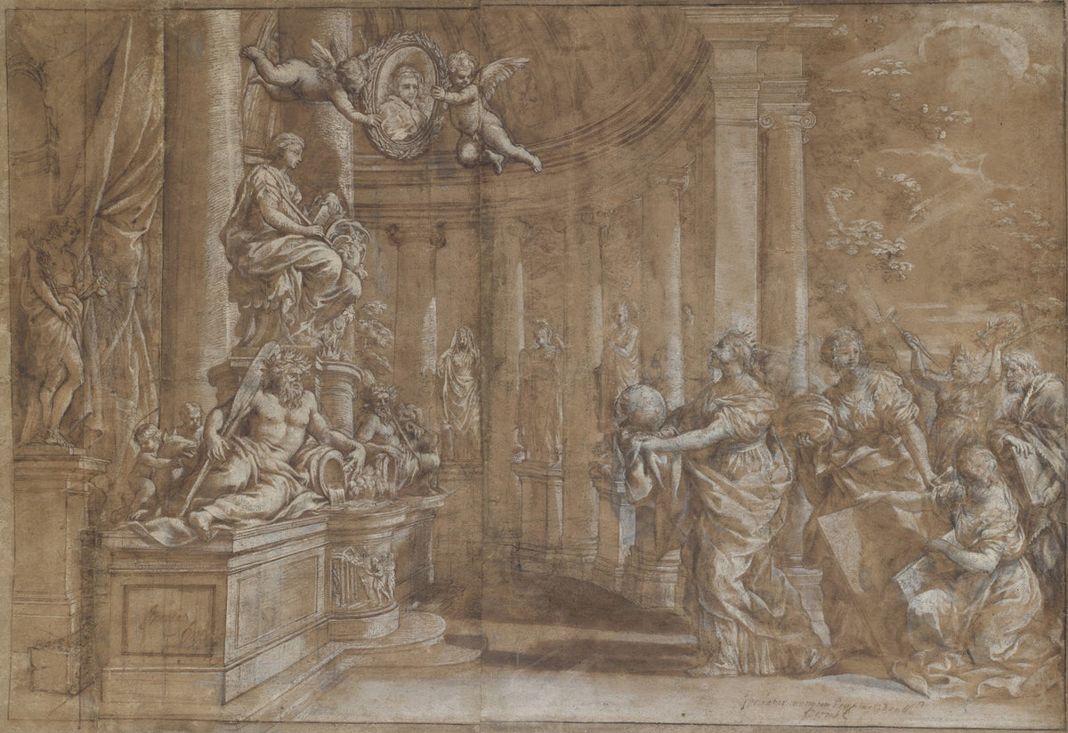 Allegory in Honor of Cardinal Antonio Barberini the Younger 1607 1671 15961669