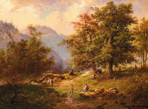 Resting in the Forest 1870