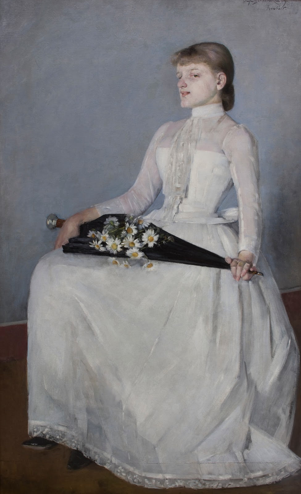 Lady in a White Dress 1889