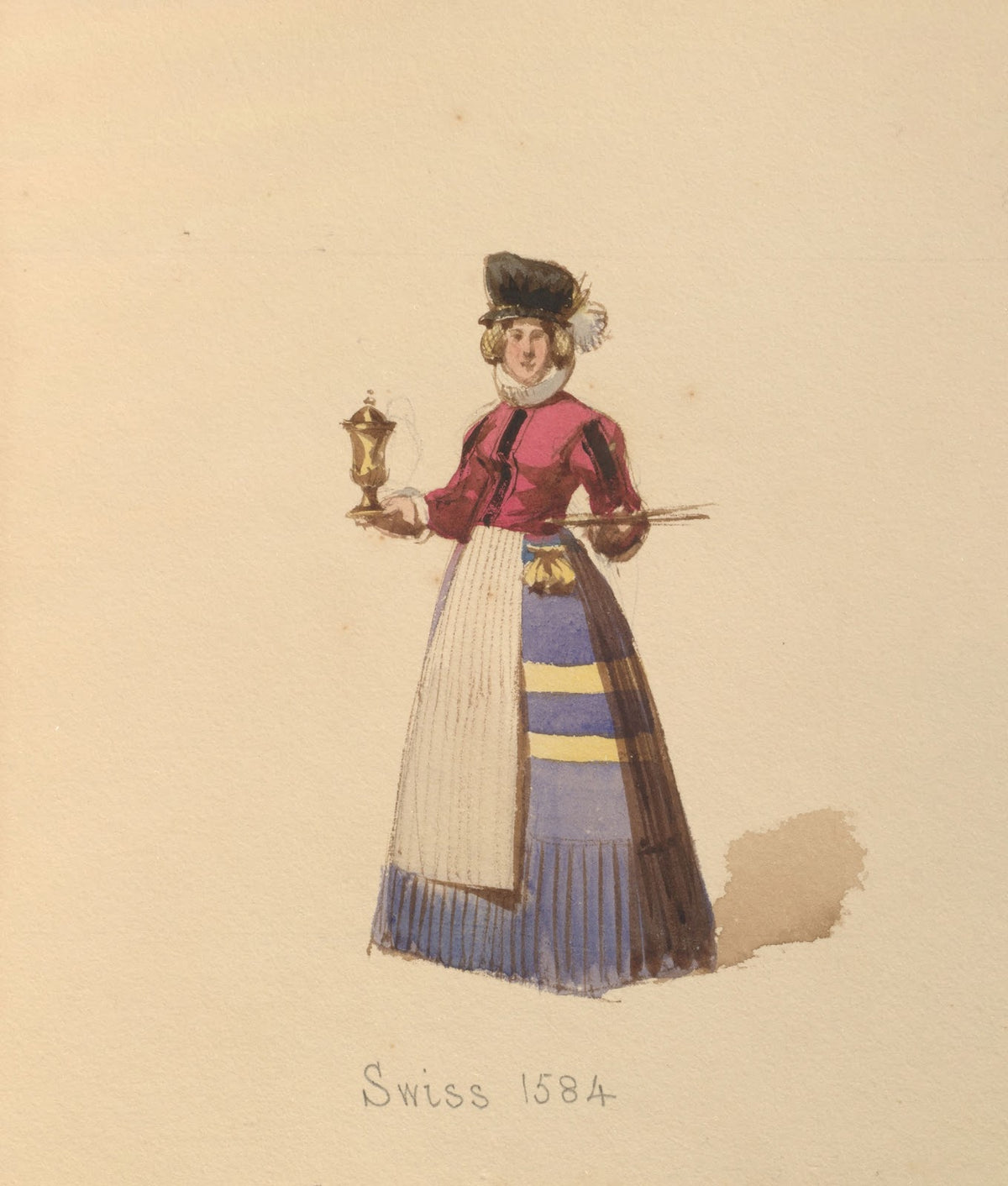 Sketches of costume Pl044 1842