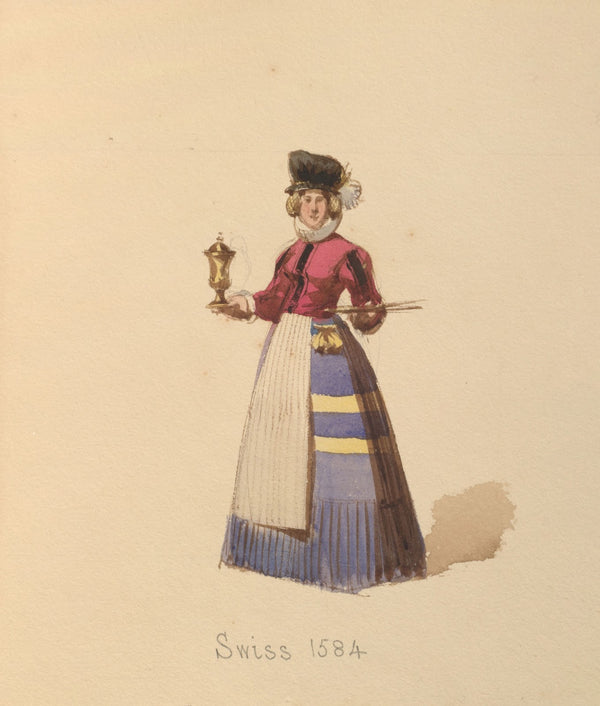 Sketches of costume Pl044 1842