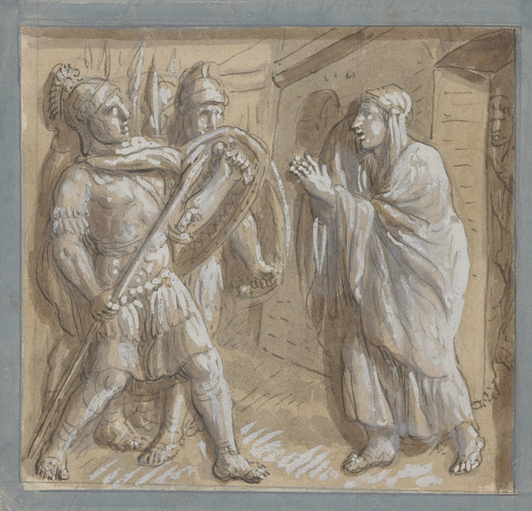13 drawings after bas reliefs at Florence Pl07 19th Century