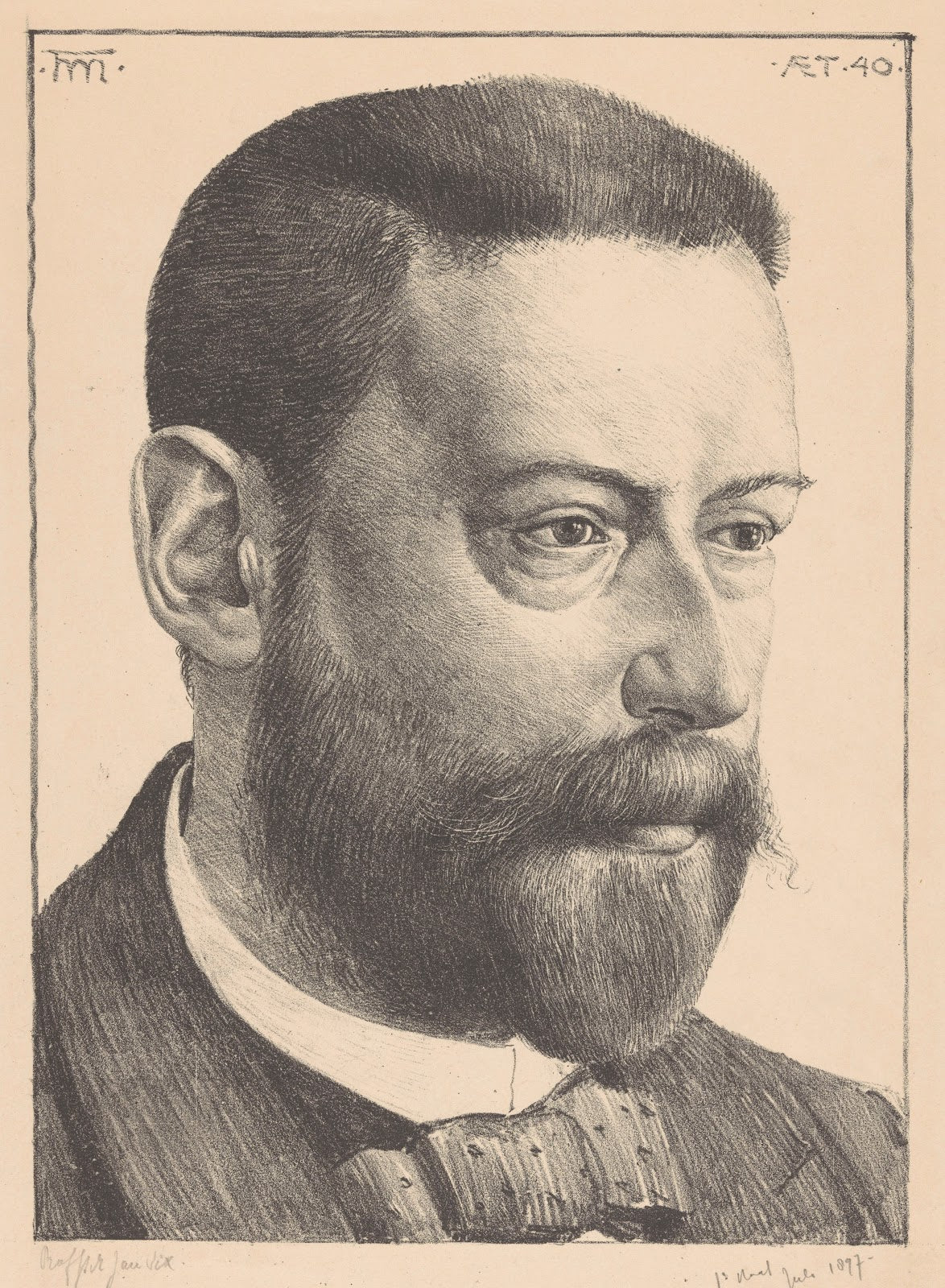 Portret van jonkheer Jan Six 1897