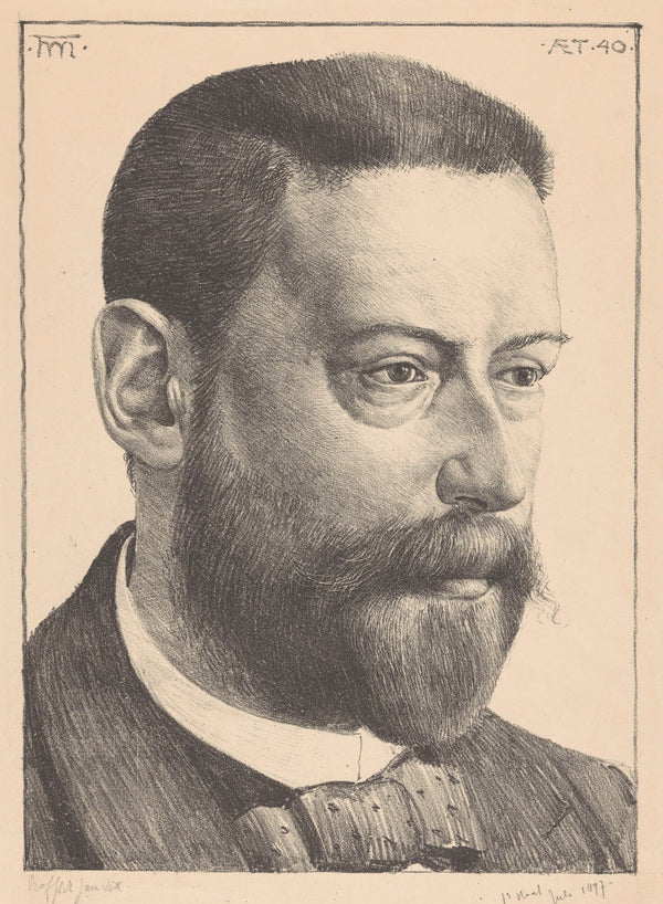 Portret van jonkheer Jan Six 1897