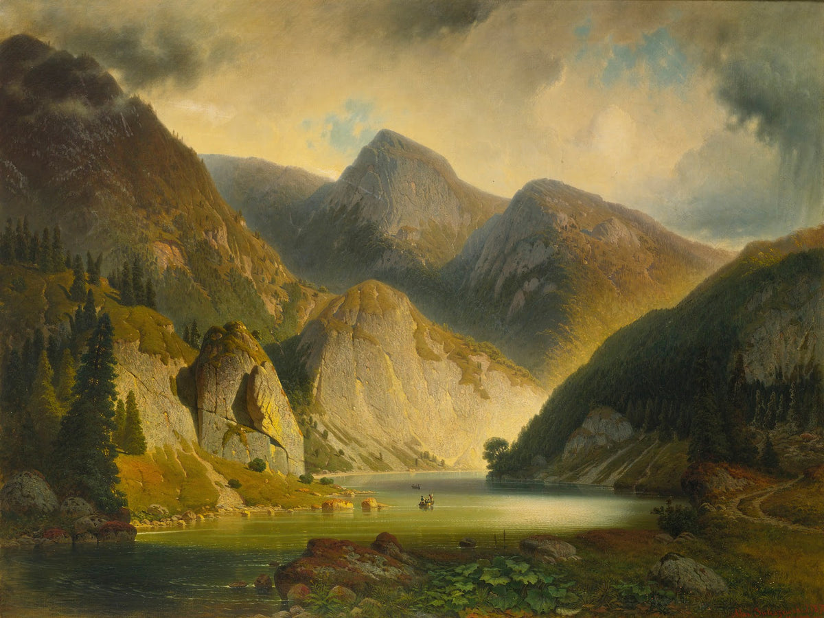 An Alpine Lake 1870