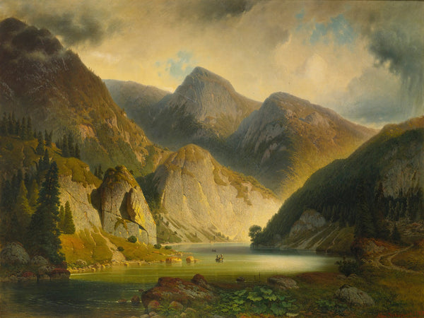 An Alpine Lake 1870