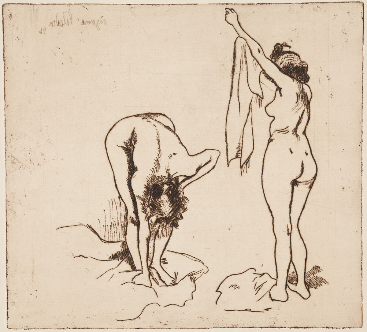 Femmes sessuyant  Baigneuses 1895