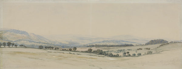 Heuvellandschap in Northumberland 1847