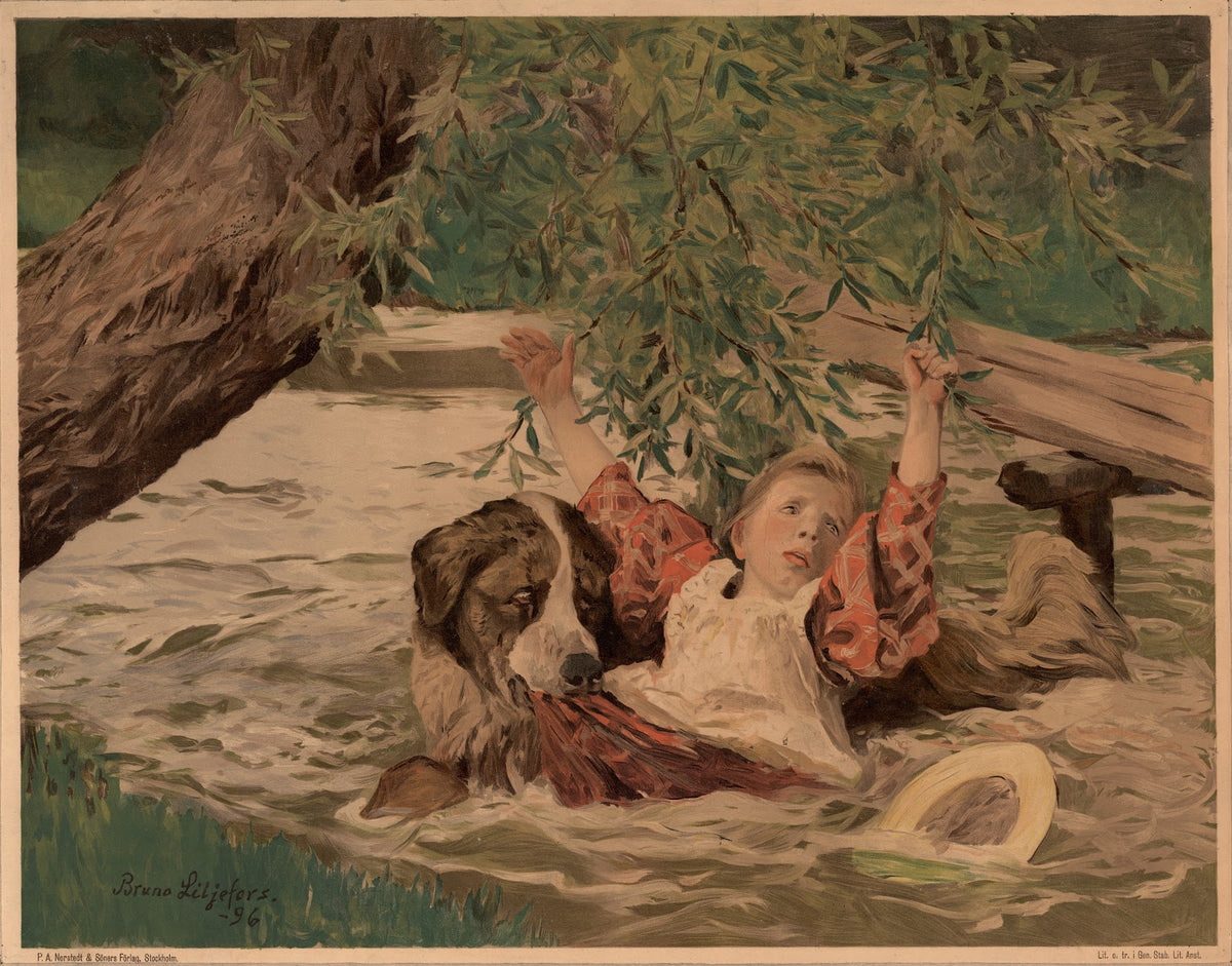 The child and the dog 1897