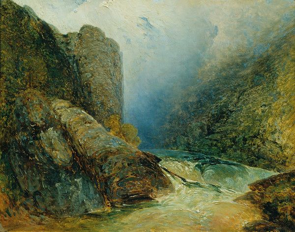 Die Teufelsmauer bei Hohenfurt Kienberg 1845
