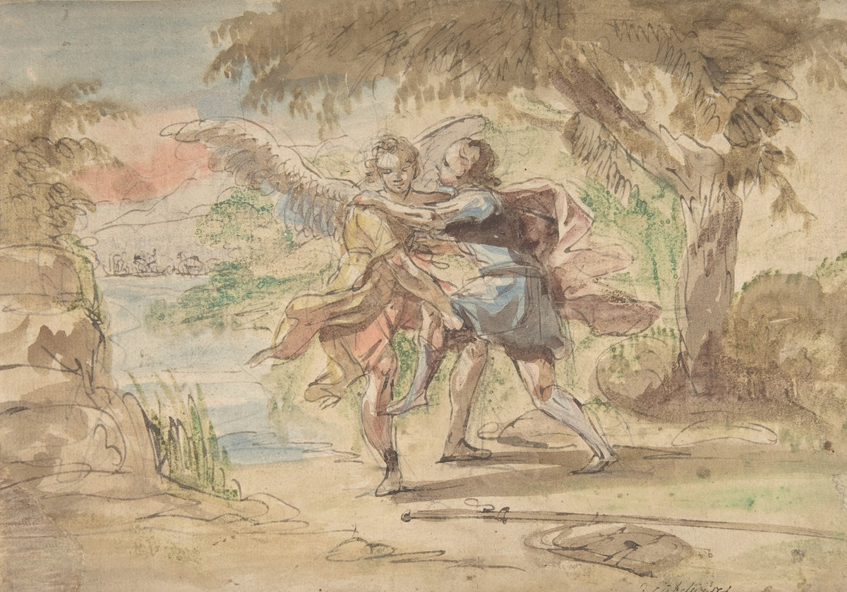 Jacob and the Angel 18th century