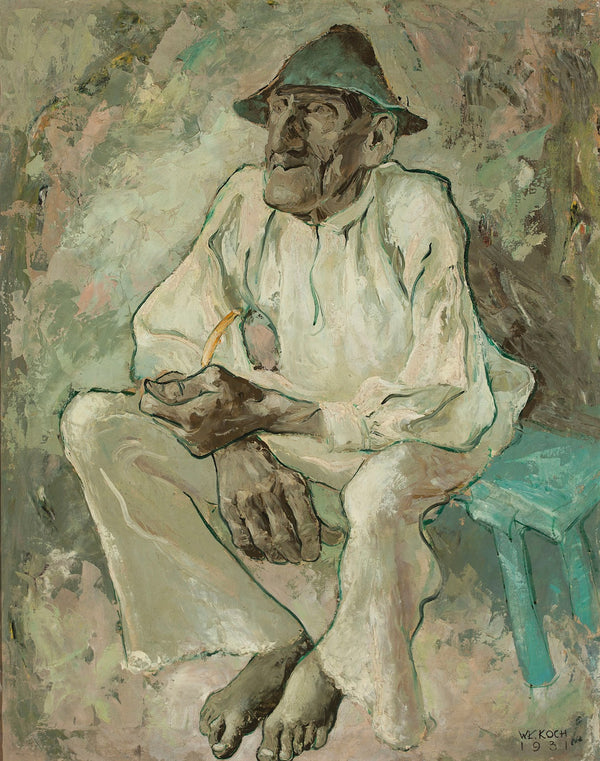 Man with a pipe  Wojciech Wirba 1931