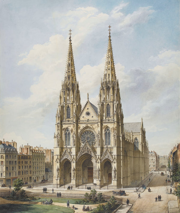 Église Sainte Clotilde à Paris 1857