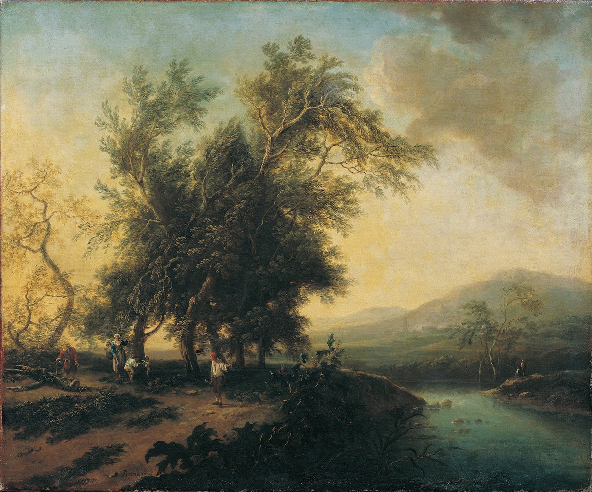 Landschaft mit Staffage