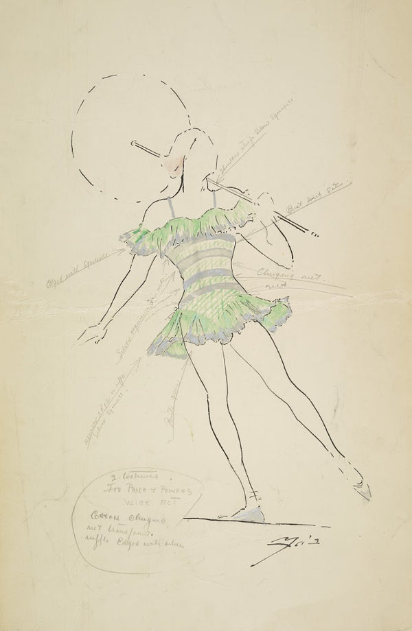 Circus Tightrope walking character 1934 1943