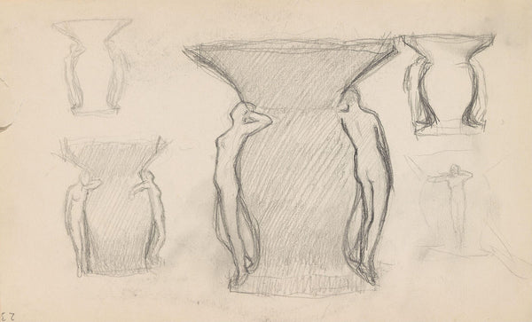 Utkast til vase 1893