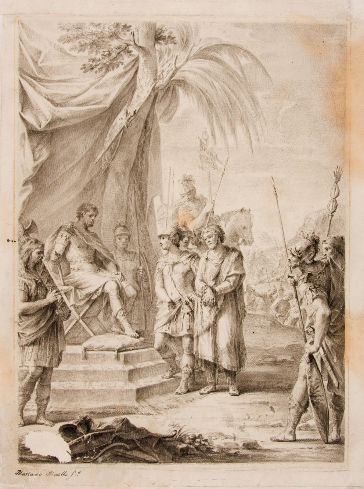 Jugurtha Bound and Handed Over to Silanus who Takes Him to Marius 1772