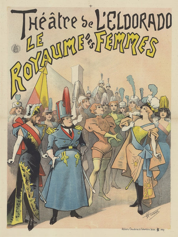 Théâtre de lEldorado le royaume des femmes 1897
