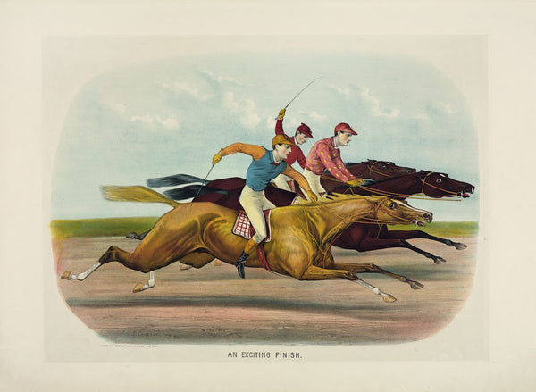An exciting finish 1884