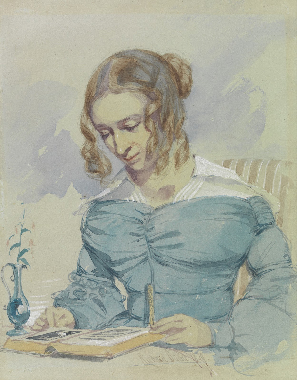 Portrait of Maria Elizabeth Dadd the Artists Sister 1839