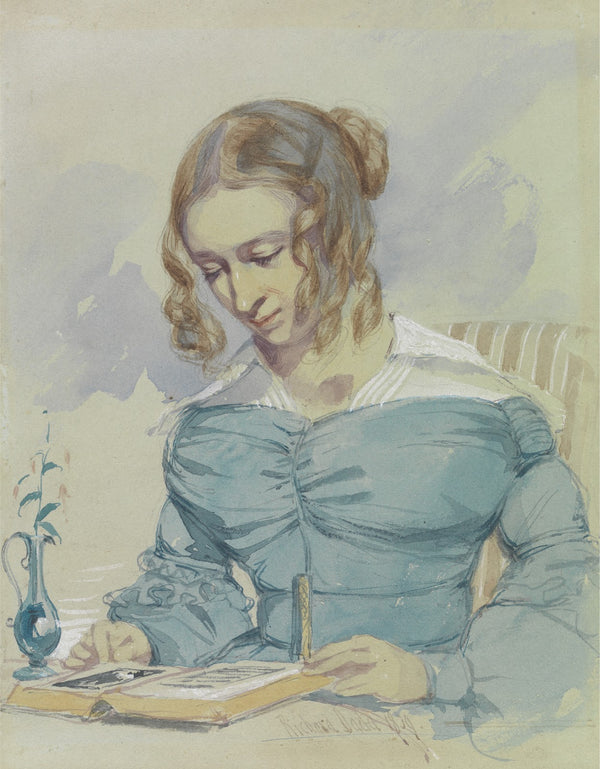 Portrait of Maria Elizabeth Dadd the Artists Sister 1839