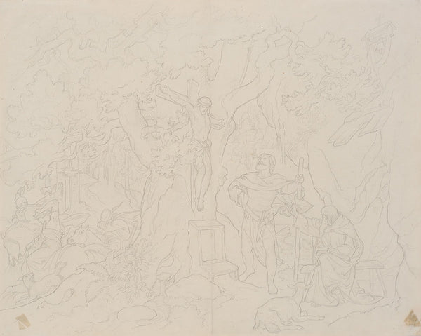 Szene aus der Christophoruslegende 1867