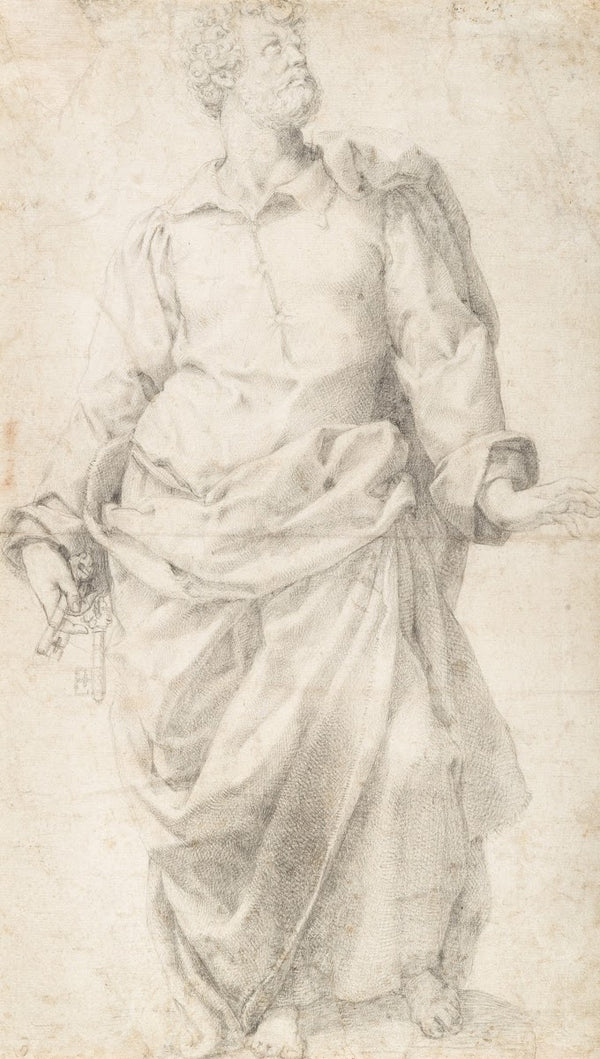 Study for the Figure of Saint Peter ca 1545