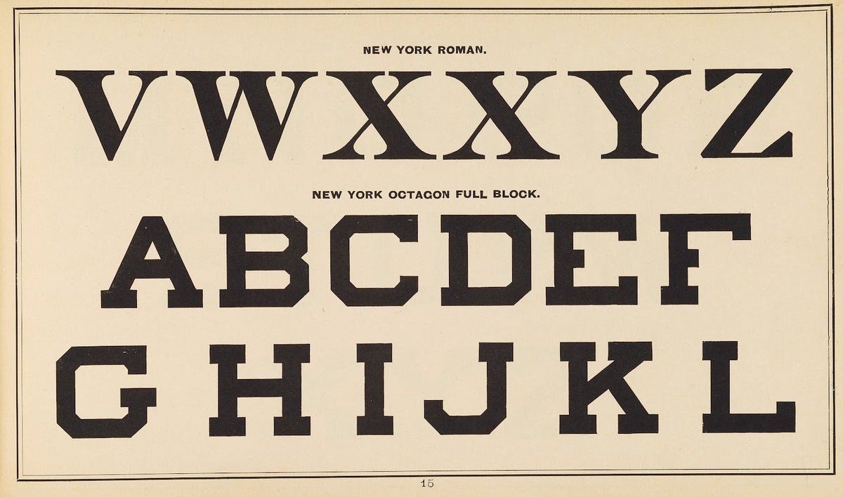 The art of lettering and sign painters manual Pl14 1878